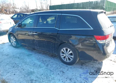 2014 Honda Odyssey Ex-L z USA, uszkodzony, nr VIN 5FNRL5H61EB129099